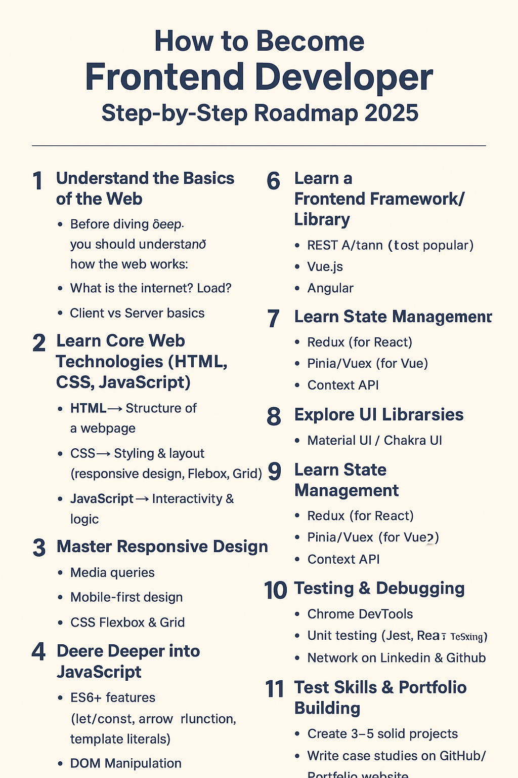 How to Become a Frontend Developer – Step-by-Step Roadmap 2025