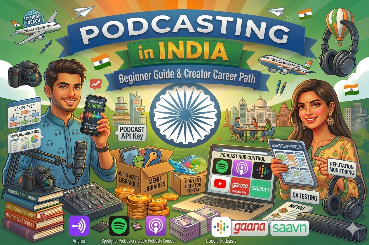Podcasting in India (Start & Earn Guide 2025)